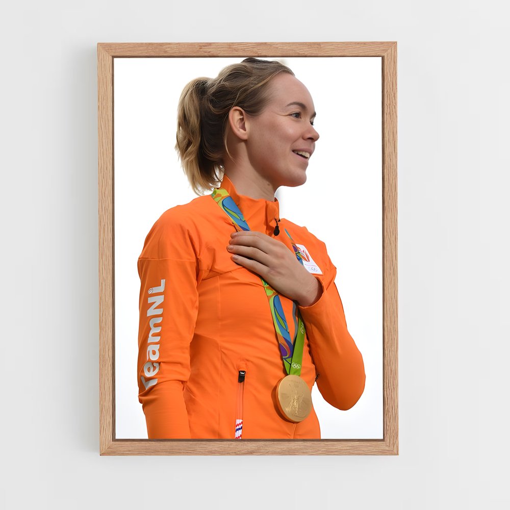 Poster Médaille d'Argent – affiche Cyclisme (vue 4)
